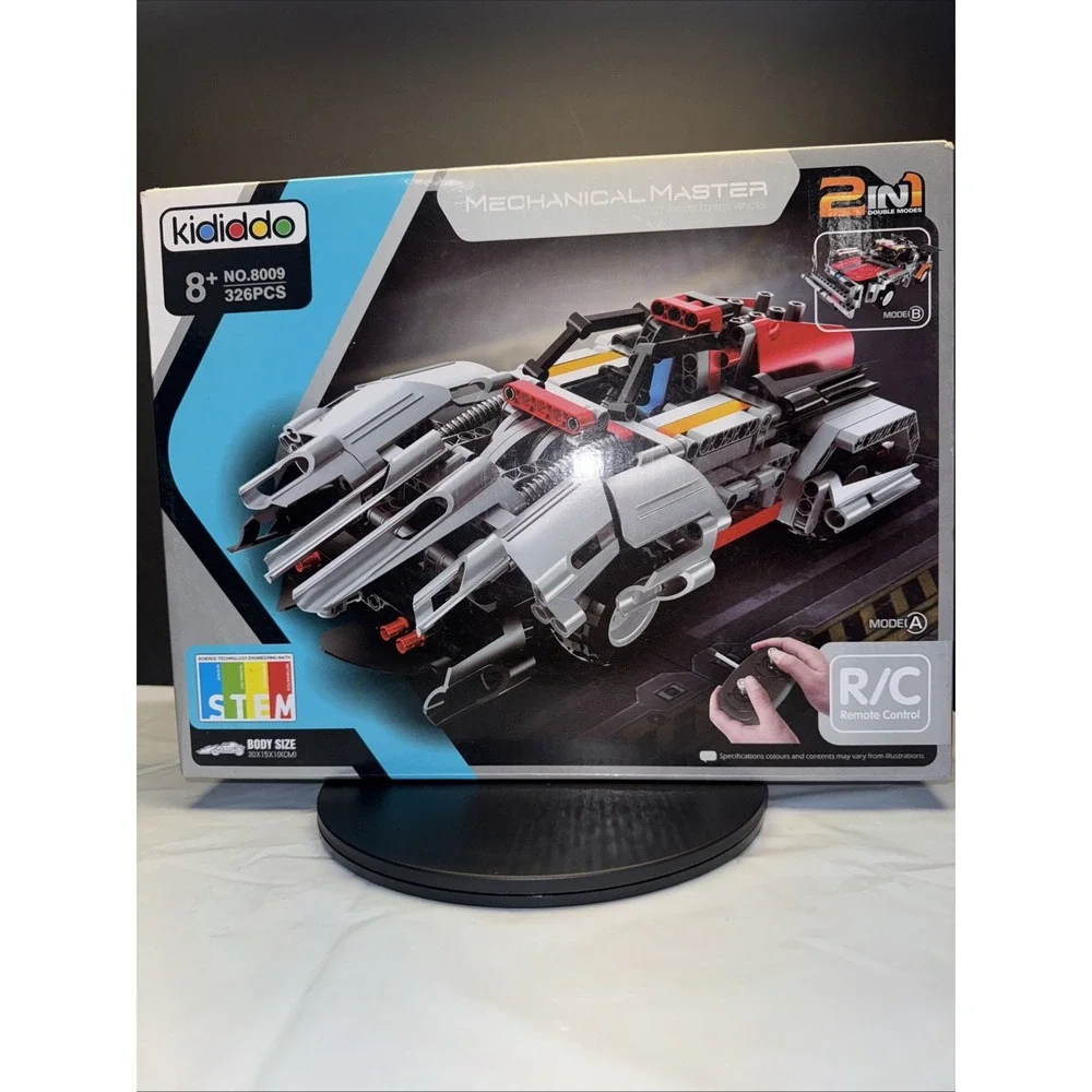 Kididdo‎ Mechanical Master 2 in 1 DIY Remote Control Vehicle No 8009 NEW SEALED